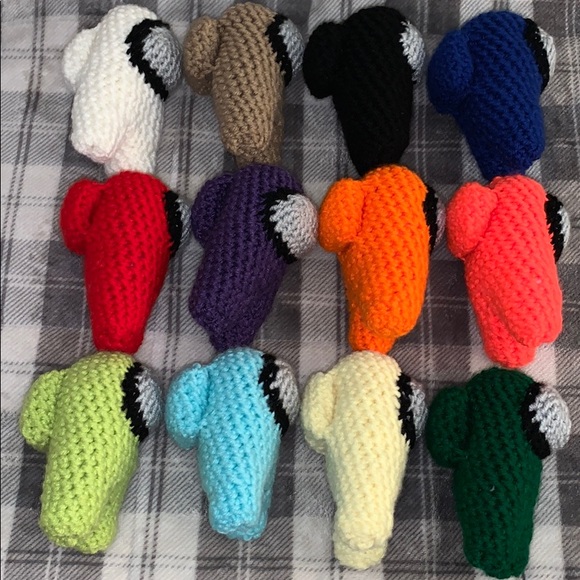 (3 for $25!!)crochet among us plushie - Picture 6 of 6